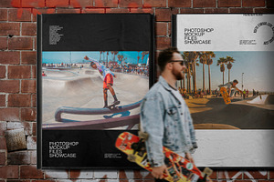 Wall Poster Mockup Set