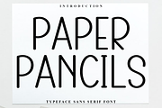 Paper Pancils, a Sans Serif Font by InermediaSTUDIO (Thumbnail 1 of 7)