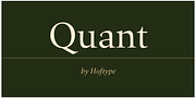 Quant, a Serif Font by Hoftype (Thumbnail 1 of 6)