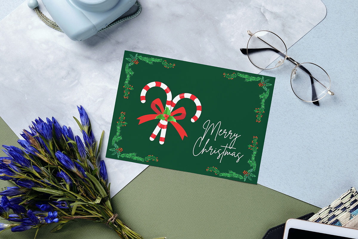 Christmas Candy Canes, a Decorative Illustration by Raafeya's Crafts (Photo 2 of 3)