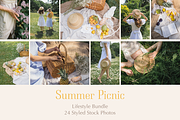 Summer Picnic | 24 Styled Photos, a Person Photo by Nina Stock Photos (Thumbnail 1 of 12)