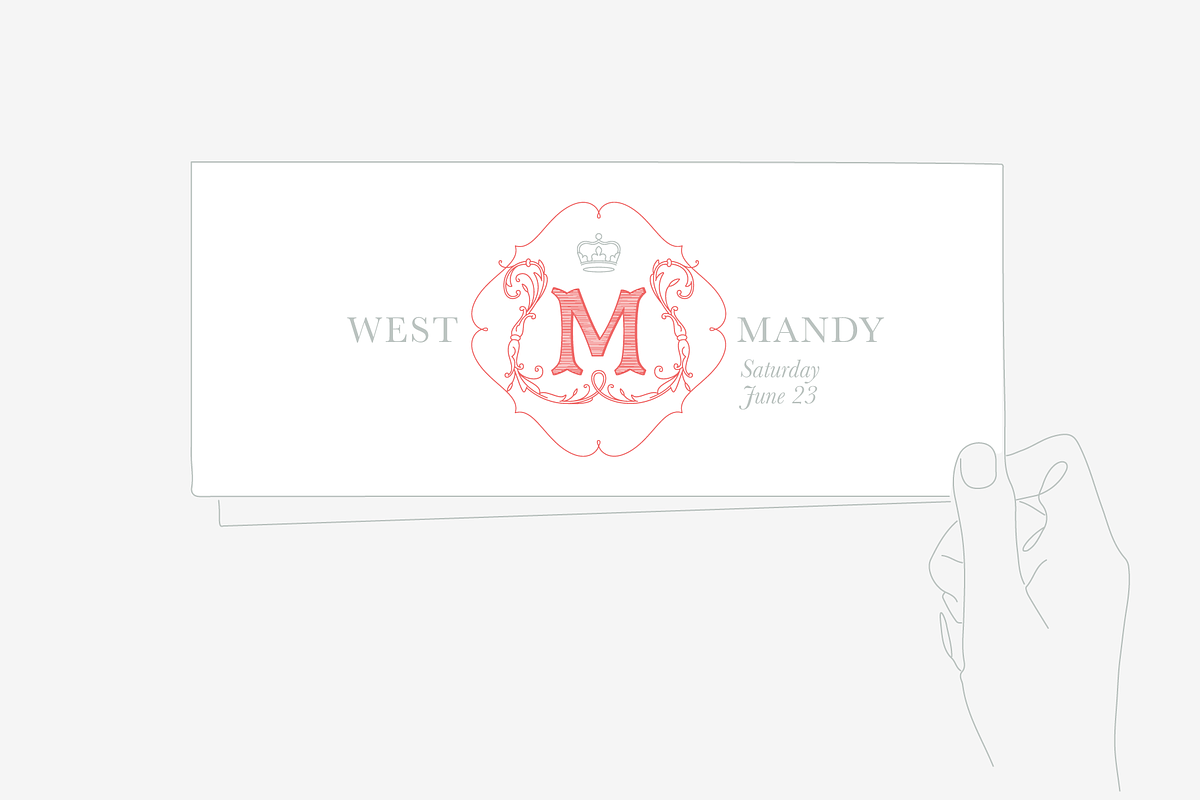 Royal Wedding Monograms font family, a Script Font by kaer_shop (Photo 5 of 10)