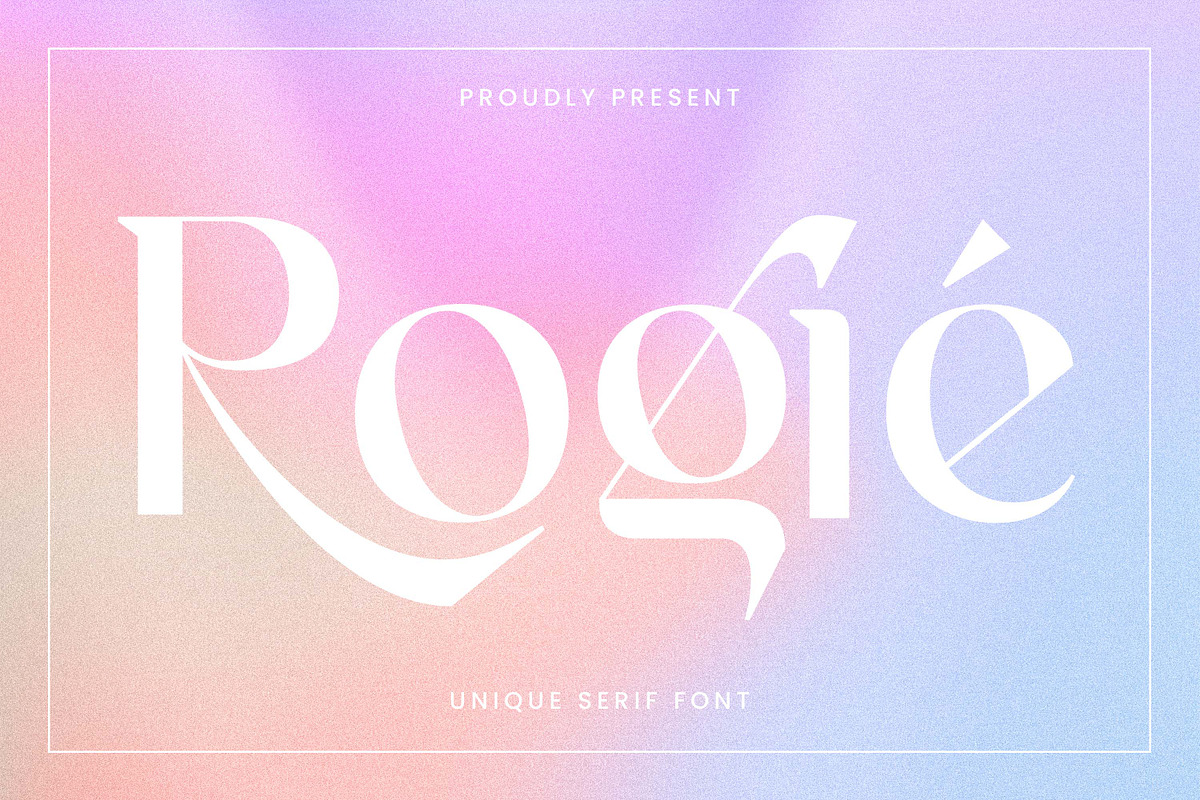 Rogie - Modern Display Serif, a Serif Font by Mokatype Studio (Photo 1 of 11)