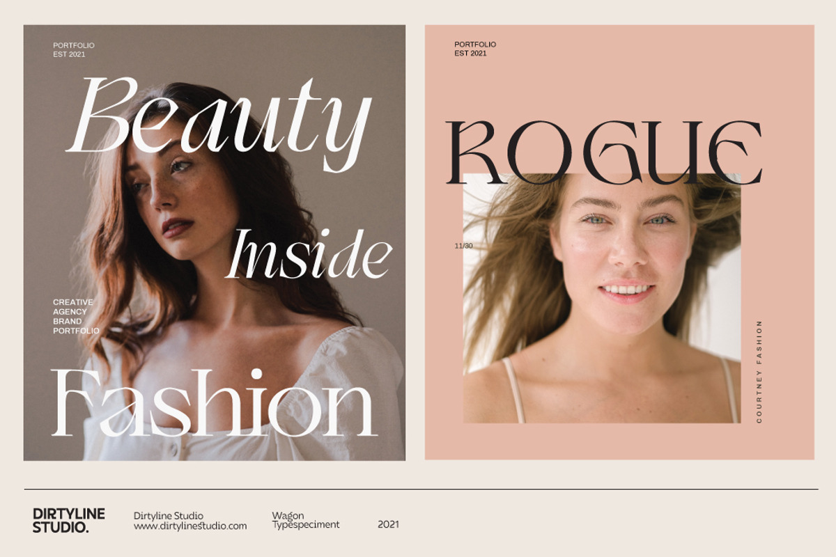 Wagon Display Serif+Italic, a Serif Font by Dirtyline Studio (Photo 19 of 20)