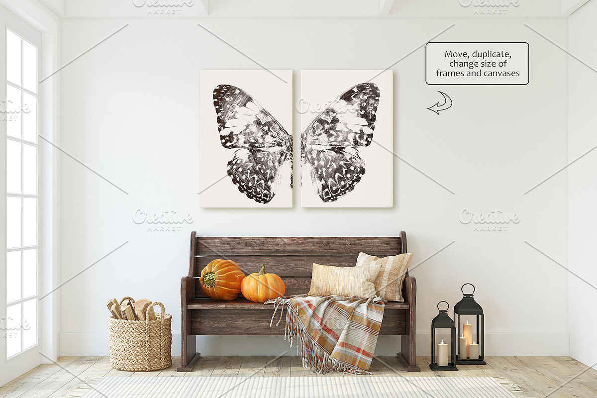 SEASONS Frame Mockups, a Print Template by MyHomeMockups (Photo 8 of 11)