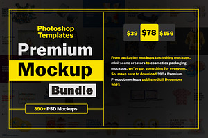 Black Friday Mockup Bundle 2023