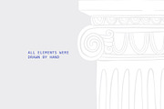 ANTIQUITY: clipart and patterns, an Object Graphic by Elliko shop (Thumbnail 3 of 8)