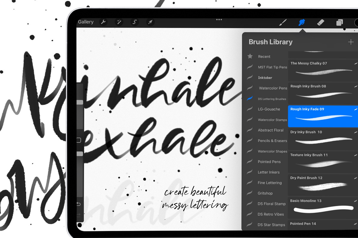 Calligraphy and Lettering Brushes, a Brush Add-On by Darla Studio (Photo 2 of 18)