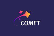 Abstract Shooting Star or Comet Logo, a Branding & Logo Template by Signatoro (Thumbnail 2 of 3)