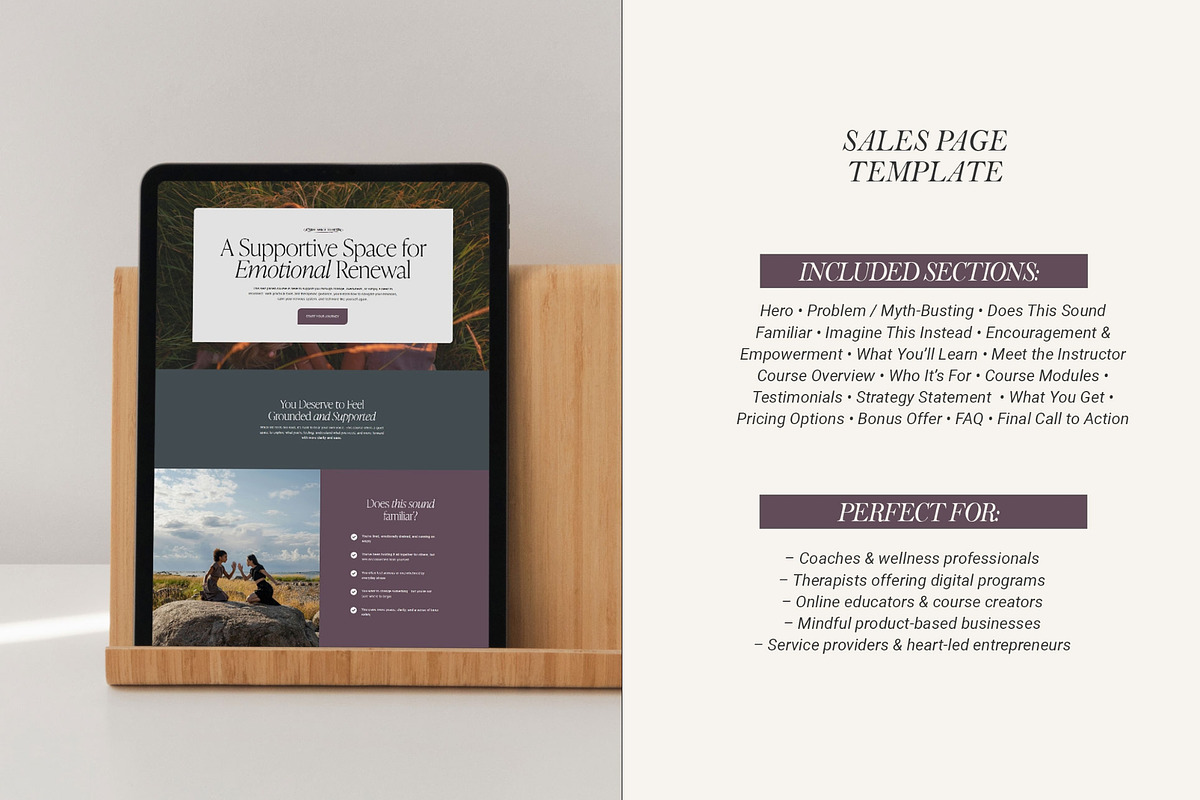 Sales Page Website Template, a Squarespace Template by 3.14&Co (Photo 5 of 11)