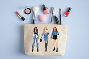 Fashion Girl 61 Watercolor Clipart, a Person Illustration by Parinaz Wadia Design (Thumbnail 12 of 15)