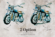 Retro cars. Watercolor illustrations, a Transportation Illustration by iri-illustration (Thumbnail 3 of 11)