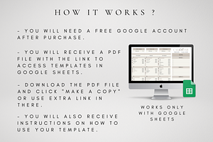 Bill Tracker Google Sheets Template