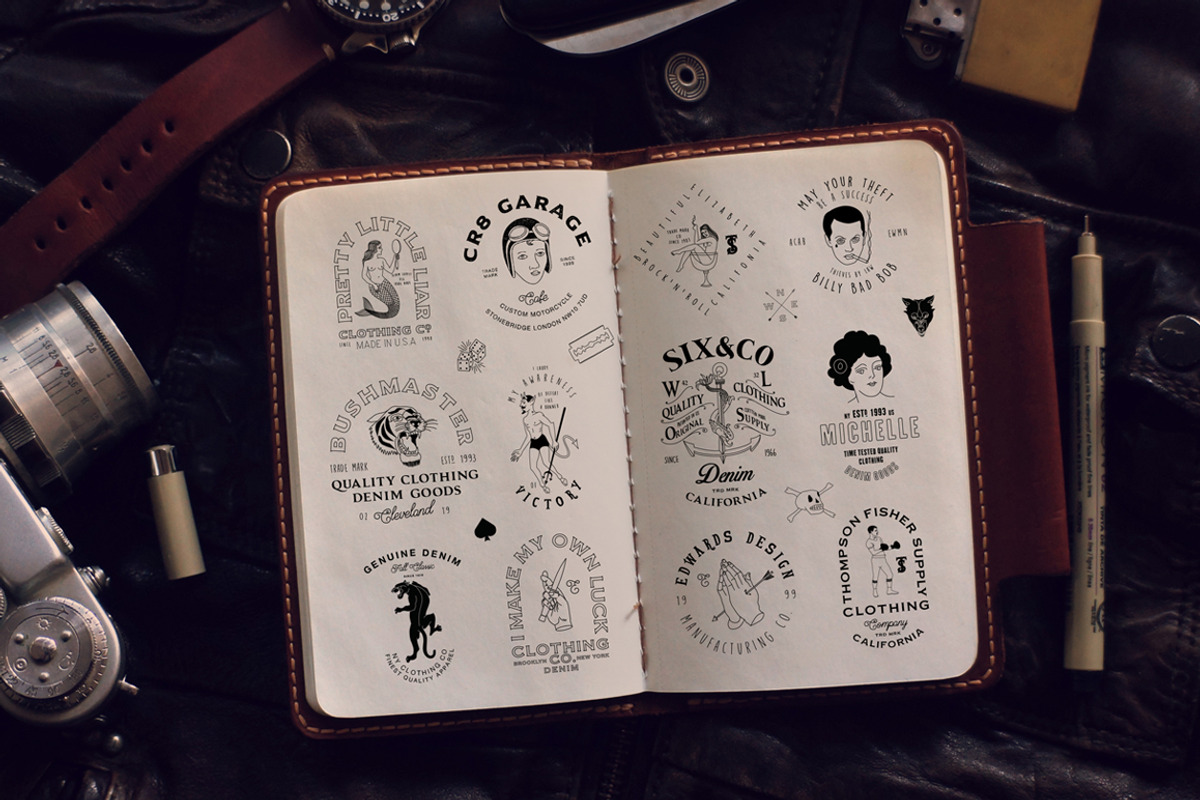 16 Hipster Logo Templates, a Branding & Logo Template by Liviu (Photo 13 of 13)