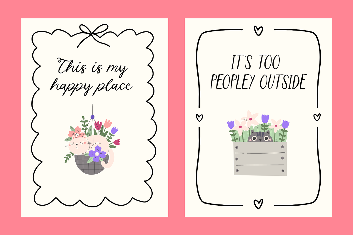 Let's Stay Home, a Handwritten Font by Sofia Skoog (Photo 10 of 14)