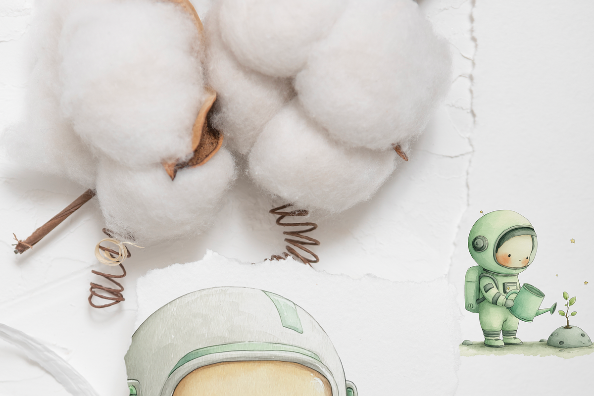 50 Kawaii Astronaut Clipart, a Decorative Illustration by Pati Charm Studio (Photo 9 of 9)