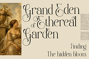 Elegant Serif Font - Clustery Royals, a Serif Font by Font Liner (Thumbnail 6 of 10)
