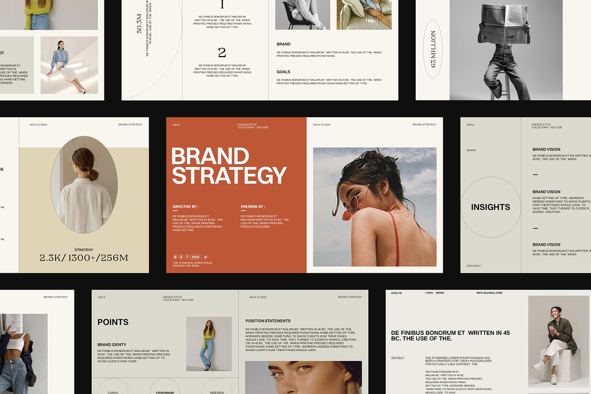 ANYA | Brand Strategy Template, a Presentation Template by slidestock55 (Photo 3 of 15)