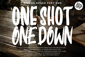 ONE SHOT FONT DUO !!!