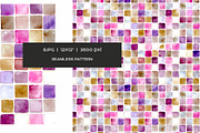 Watercolor dots and stars pattern, a Pattern Graphic by Art and Funny (Thumbnail 4 of 10)