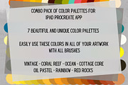 7 Unique Color Palettes - ProCreate, a Palette Add-On by Studio B Art Design (Thumbnail 2 of 12)