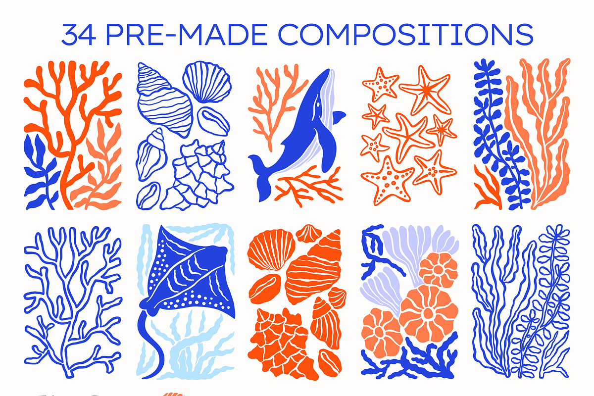 Ocean Gallery Vector Print Creator, an Object Graphic by ArtFM (Photo 11 of 17)