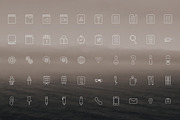 50 Minimal Education Vector Icons, an Icon by Inconcept Media Arsenal (Thumbnail 1 of 4)