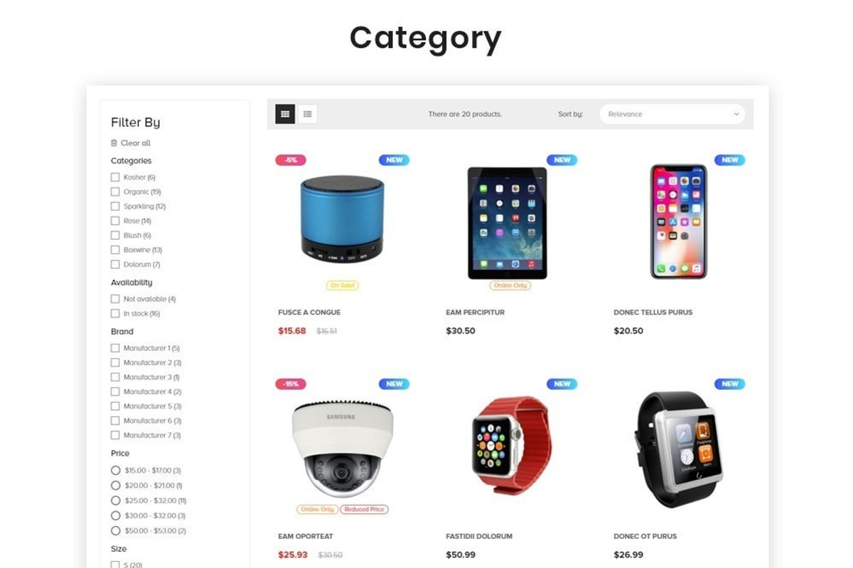 Leo Nunica Responsive Prestashop, a Bootstrap Template by LeoTheme (Photo 5 of 7)