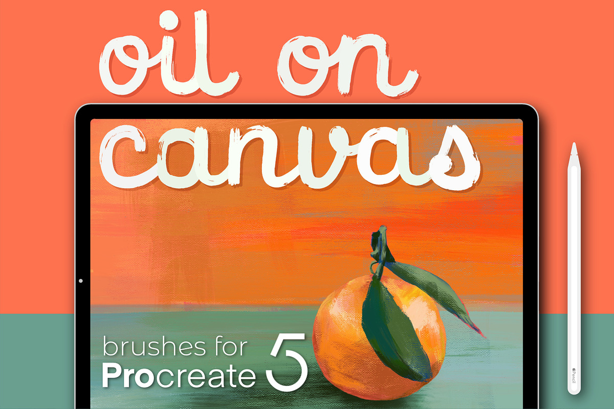 Oil On Canvas for Procreate, a Brush Add-On by UPROOT (Photo 1 of 9)