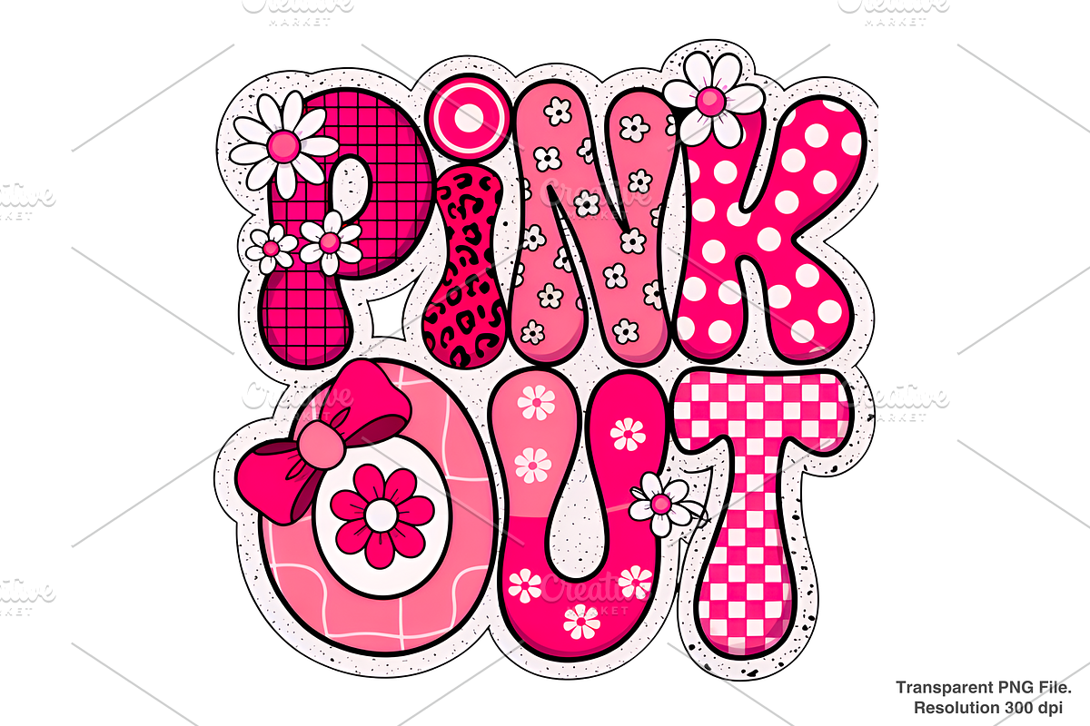 Football Pink Out, Breast Cancer PNG, a Graphic by Clipart Bloom (Photo 1 of 2)