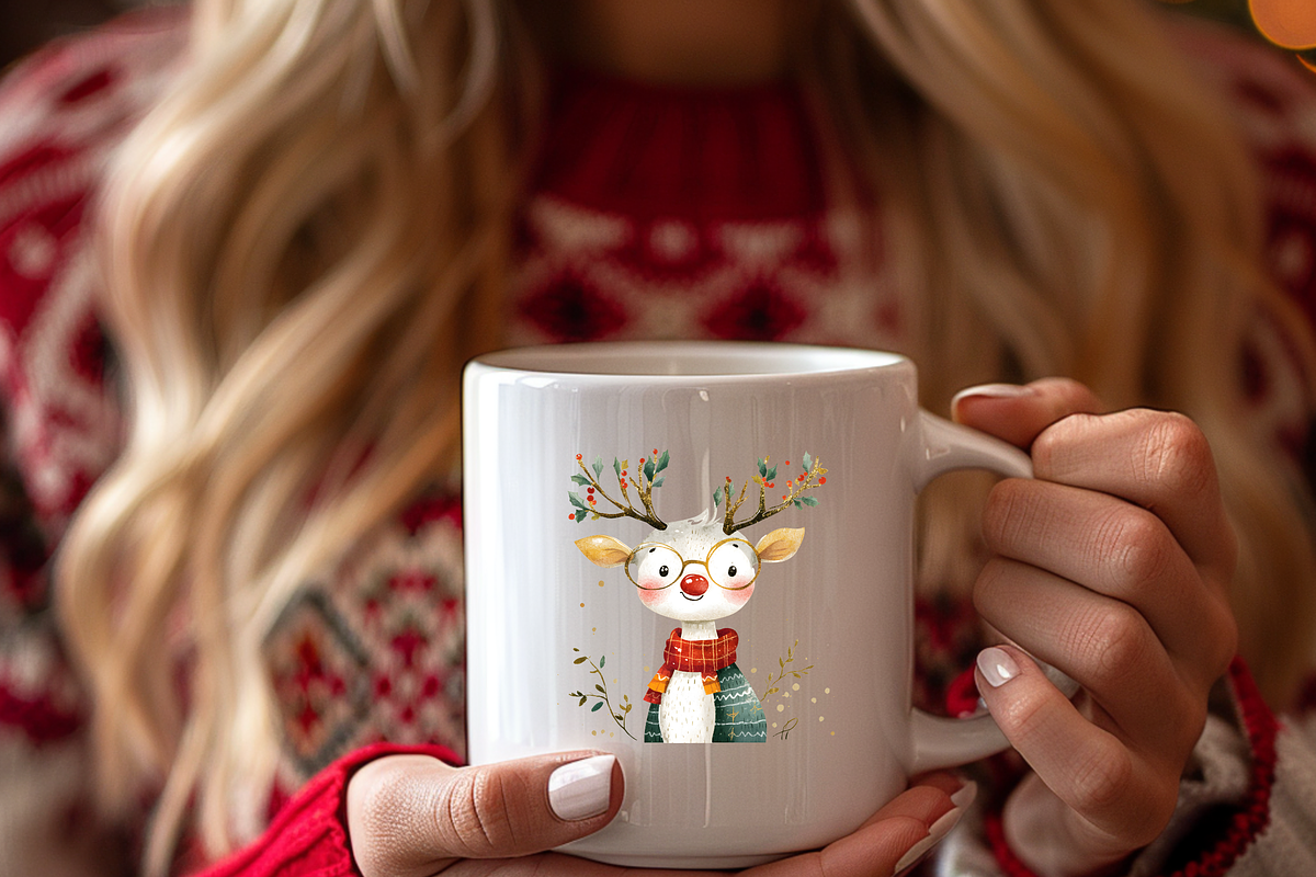 SCANDI SANTA CHRISTMAS CLIPART, a Person Illustration by Daring Digies (Photo 9 of 9)