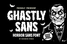 Ghastly Sans a Horror Font