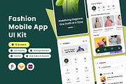 Luxe - Modern Fashion Mobile App, an App Template by trabaskriya (Thumbnail 1 of 5)