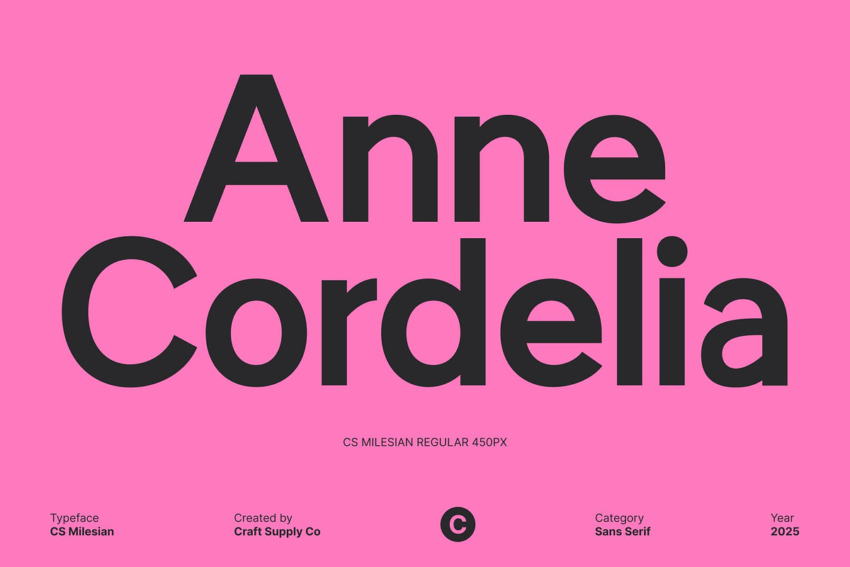 CS Milesian – Sans Serif Typeface, a Sans Serif Font by Craft Supply Co. (Photo 4 of 8)