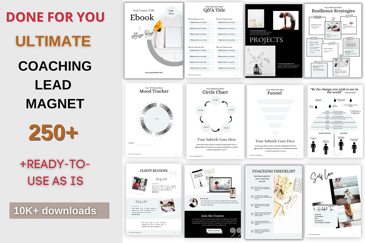 Done-for-you Ebook template, a Magazine Template by Millennials Marketing (Photo 1 of 9)
