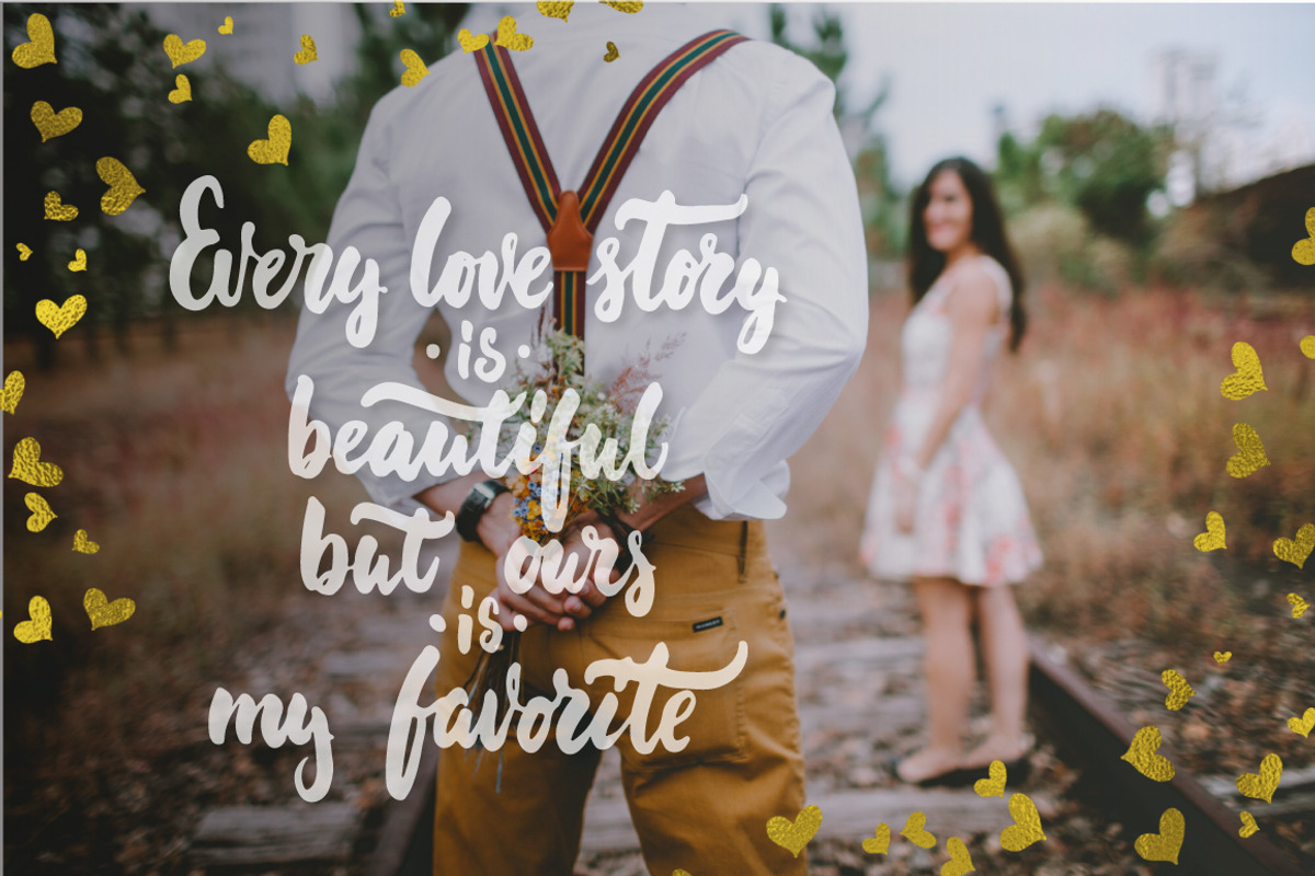 Love quotes and photo overlays set, a Decorative Illustration by Tumana_Net (Photo 9 of 9)