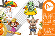 Summerween Sublimation PNG, a Seasonal Illustration by Artnoy (Thumbnail 9 of 18)