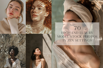 70 Luxury Models in Zen settings