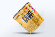 Paint Bucket Mockup, an Advertising Mockup by Hubzway (Thumbnail 3 of 7)