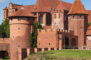 Malbork castle in poland featuring malbork, castle, and poland