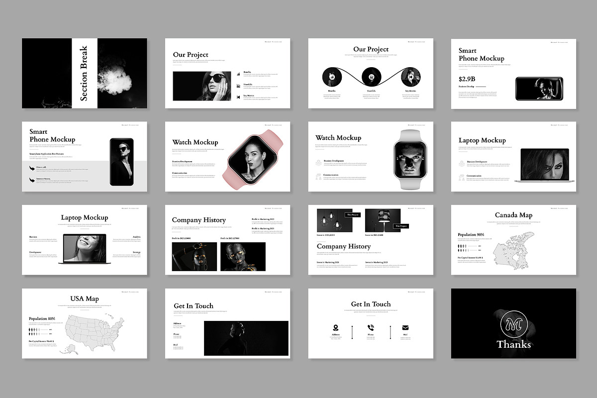 Minimal Business Presentation PPT, a Presentation Template by Mighty-Slide (Photo 5 of 5)