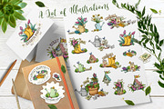 Gardening Stuff Illustrations Set, a Healthcare Illustration by Dreaming_Lucy (Thumbnail 2 of 8)