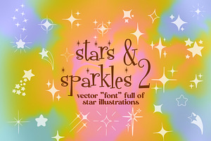 Stars & Sparkles 2 - symbol font
