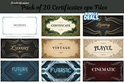 20 Creative editable Certificate, a Branding & Logo Template by Aban's World (Thumbnail 7 of 16)