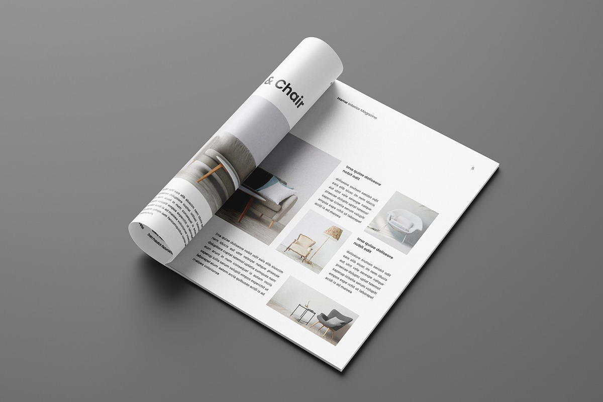 Interior Design Magazine Template, a Magazine Template by Seeing-art (Photo 3 of 11)