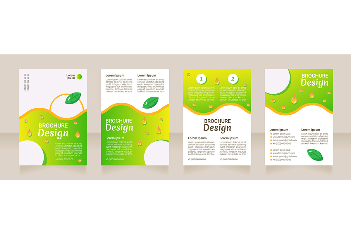 Nutrition facts about apples blank, a Brochure Template by IMG Visuals