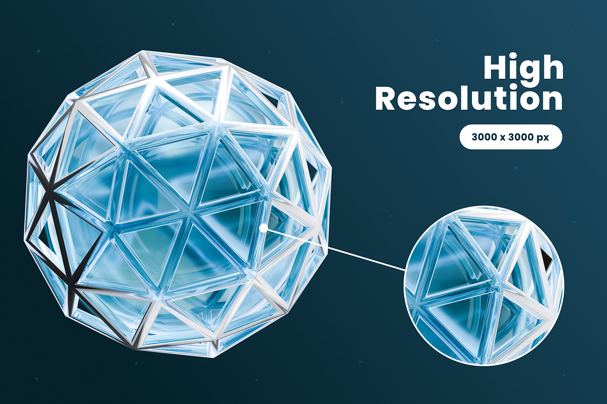 Abstract Shapes (v2) 3D Icons, an Object 3D Model by Azam Creative (Photo 3 of 5)