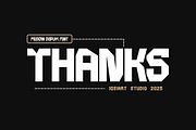 Vorgent - Techno Font, a Sans Serif Font by Iqsiart Studio (Thumbnail 8 of 9)