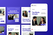 Accounting Service Instagram Post, a Social Media Template by Annora Studio (Thumbnail 2 of 6)