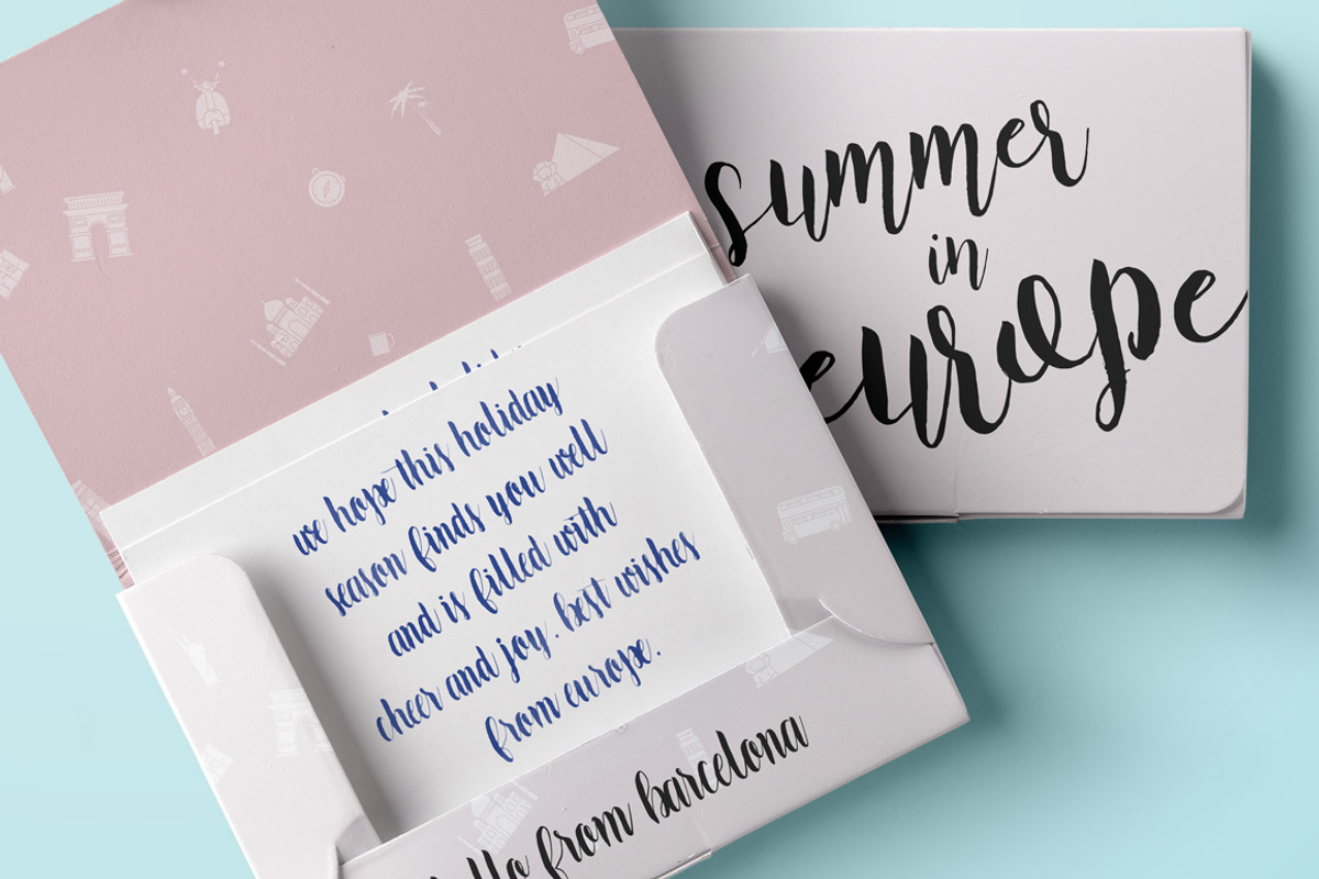 Constance Brush Font Trio preview 3